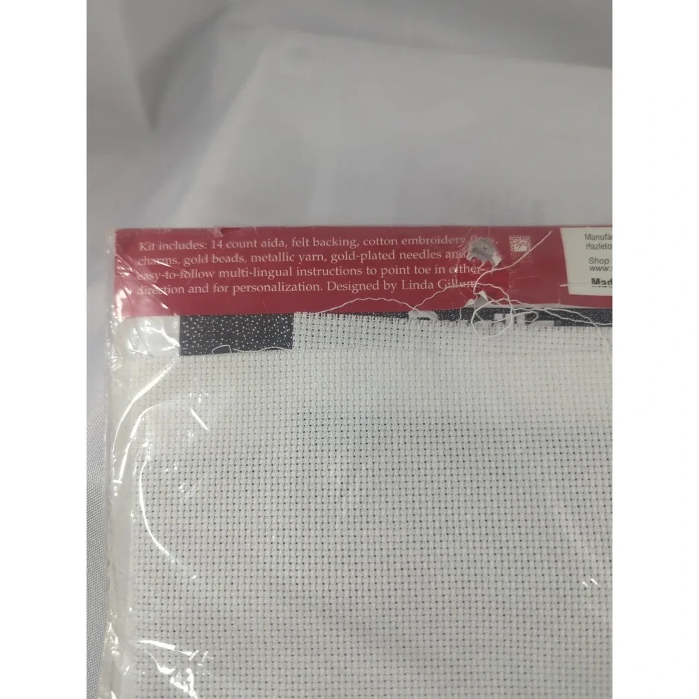 Jolly Old St. Nick Christmas Stocking Cross Stitch Bucilla Vintage 84354
